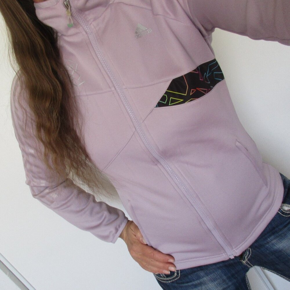 ADIDAS Track Jacket Purple Full Zip Climawarm Track Jacket London Olympics